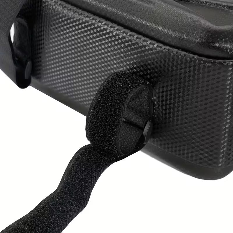 Bolsa Delantera Bicicleta Montaña Negra Resistente al Agua