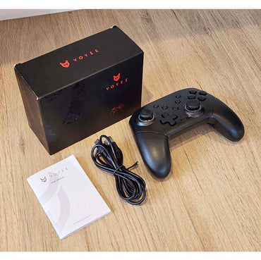 Control Inalámbrico Pro VOYEE S08 para PC y Nintendo Switch con RGB y Vibración HD