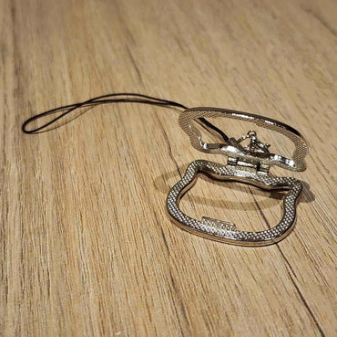 Soporte de Teléfono con Anillo Plegable Hello Kitty Sanrio Metálico para Mujer