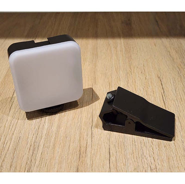 Luz de Relleno LED Portátil con Pinza Grande para Celular y Cámara