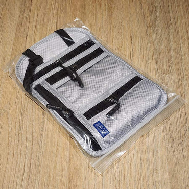 Cartera de Viaje Antirrobo con Bloqueo RFID Gris Claro