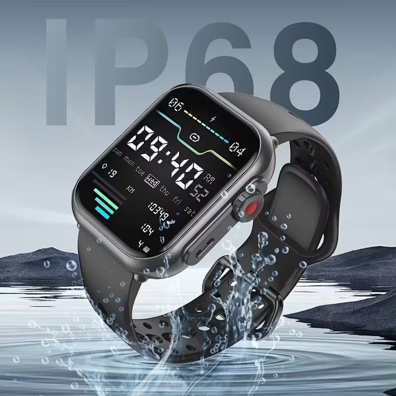 Smartwatch Rosa con Llamadas Bluetooth y 100+ Modos Deportivos