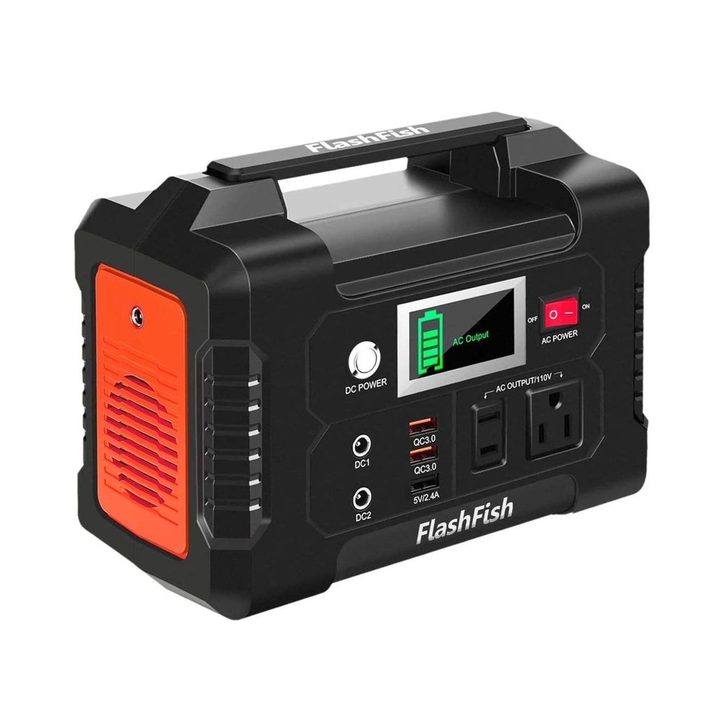 Estación de Energía Portátil FF FlashFish E200 - 200W hasta 250W - 40800mAh - 151Wh - Generador Solar