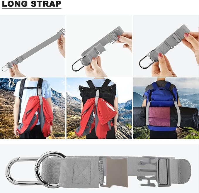 Gancho y cinta elástica resistente para sujetar objetos para Viaje