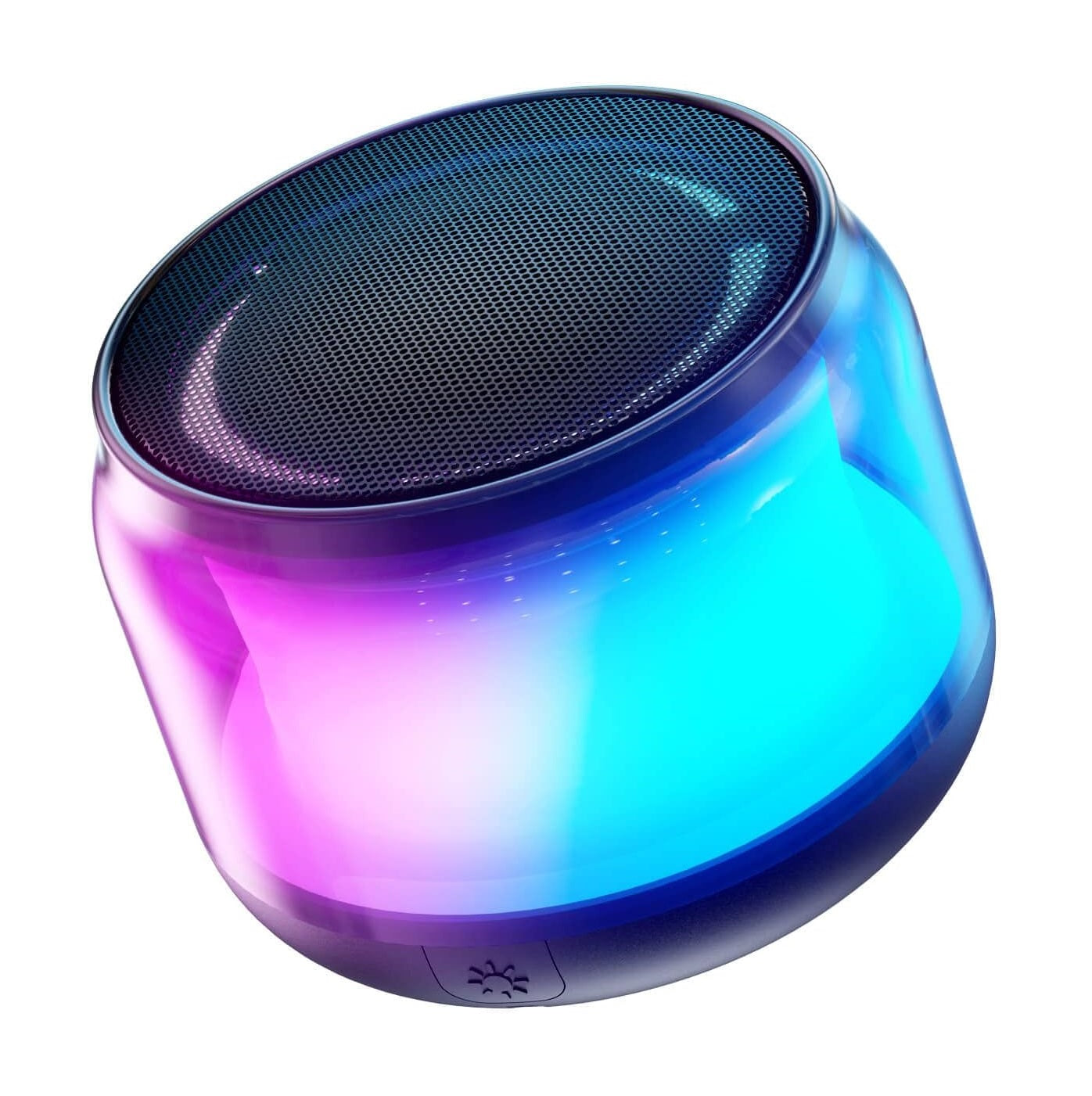 Parlante Portátil - LENRUE - Bluetooth Portátil con Luces Coloridas y Emparejamiento Estéreo Inalámbrico