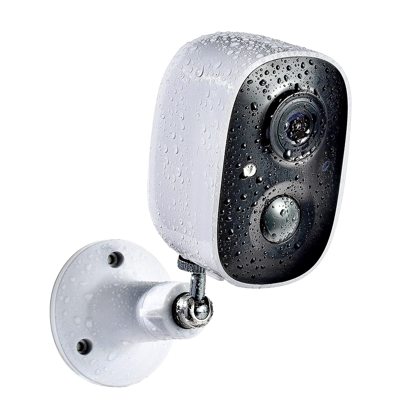 Cámara de seguridad WiFi 2.4 GHz 1080p HD con AI, Resistente al agua, Recargable