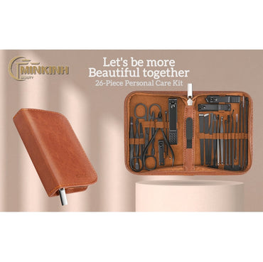 Kit Manicura y Pedicura 26 Piezas – Profesional y Portátil