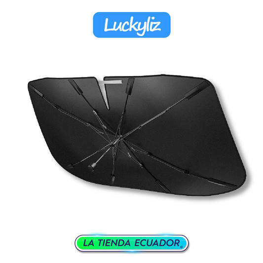 Parasol para Parabrisas de Automóvil con Protección UV y Aislamiento Térmico - Luckyliz, 145 X 79cm