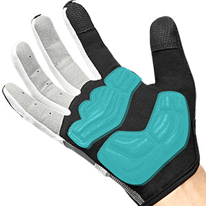 Guantes de Ciclismo Acolchados con Gel Antideslizantes Táctiles Small