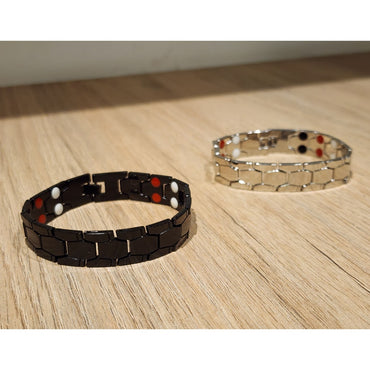 Juego de 2 Pulseras Geométricas Hexagonales 4 en 1 Unisex