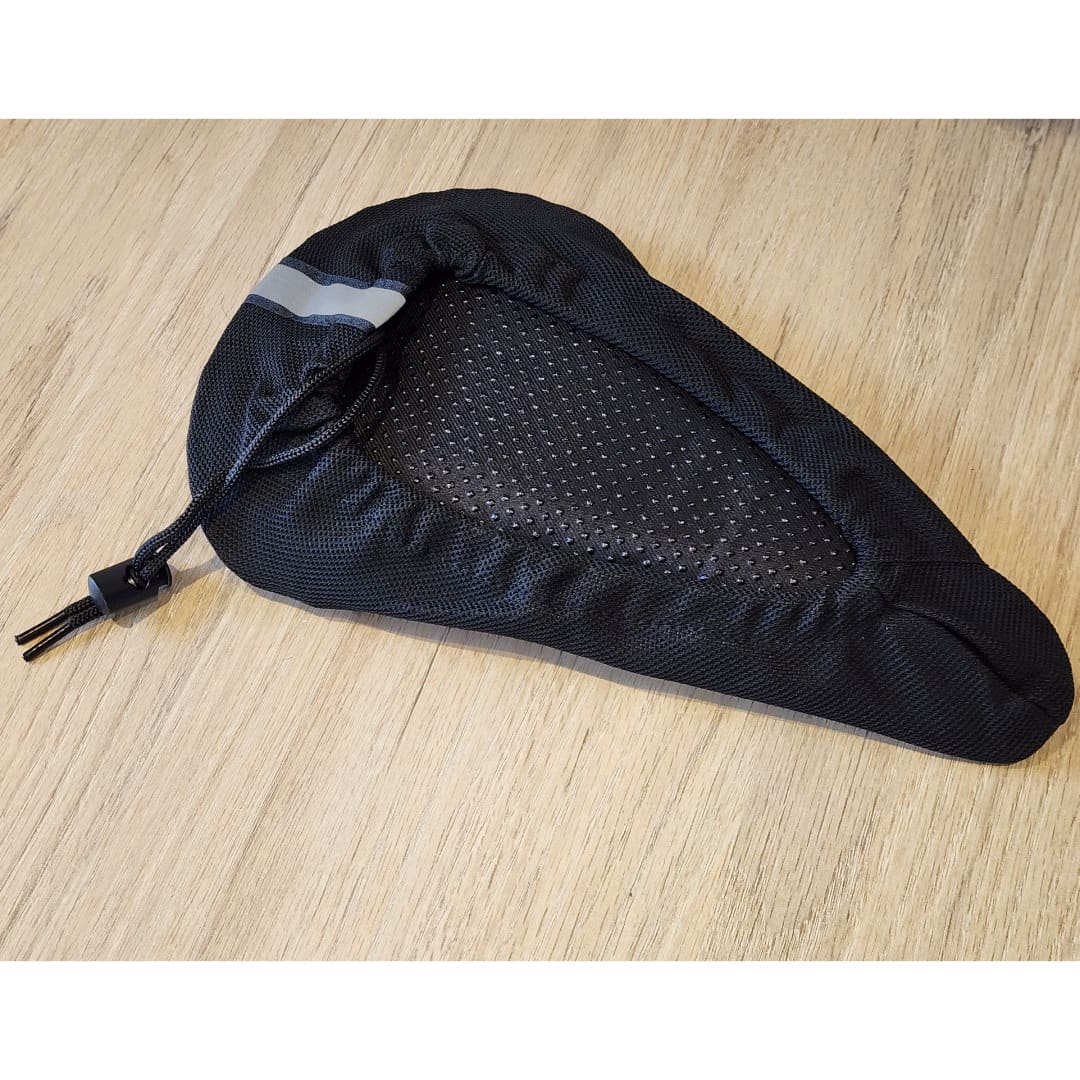 Funda Gel Asiento Bicicleta Silicona Reforzada - Negro