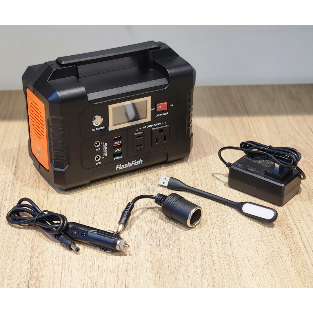 Estación de Energía FF FlashFish E200 151 Wh 200W a 250W - Generador Solar