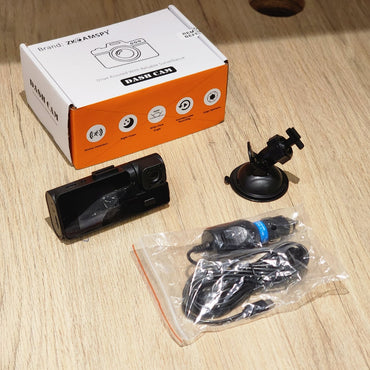 Cámara Doble ZKCAMSPY 1080P – Frontal e Interior, 170° Visión, HD