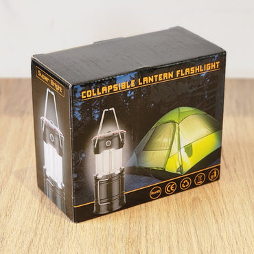 Linterna de Campamento Recargable USB – Soporte 3 Pilas AA – Pack x1