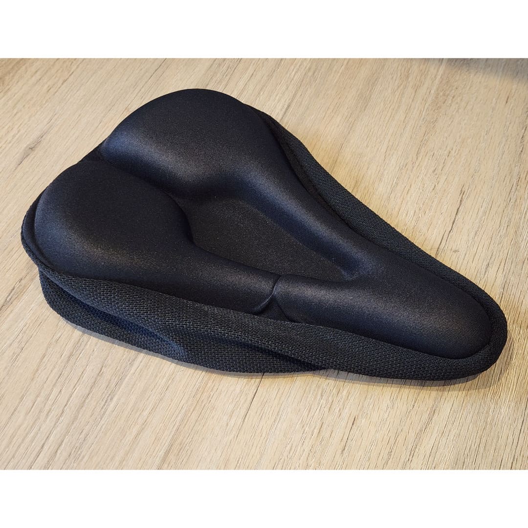 Funda Gel Asiento Bicicleta - Comodidad y Suave - Negro