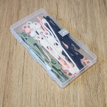 Bridas Silicona Reutilizables 4 Colores Organizador Cables