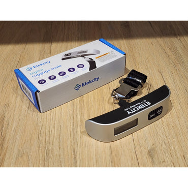 Báscula Digital Mano Equipaje LCD Precisa Portátil Resistente