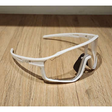 Gafas de Ciclismo Fotocromáticas Unisex – Lentes UV400 y Antirreflejos Blanco