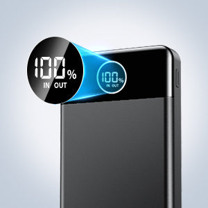 Power Bank 33800mAh Carga Rápida Pantalla Digital Portátil