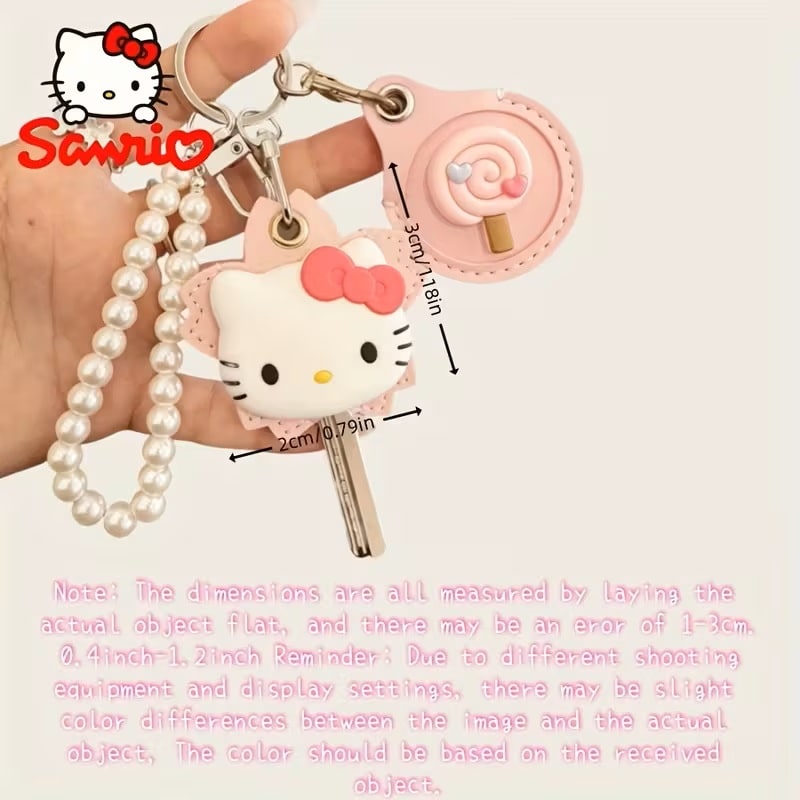 Llavero Hello Kitty Sanrio con Cubierta Protectora y Diseño Decorativo