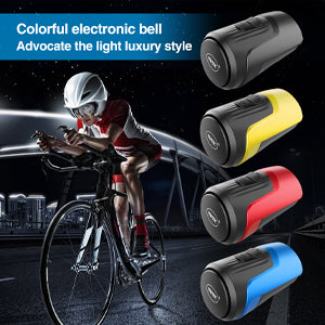 Bocina USB Recargable Bicicleta 125dB Antirrobo Impermeable Negra