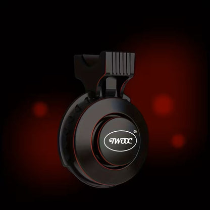 Bocina USB Recargable Bicicleta 120dB 4 Modos Impermeable Negra