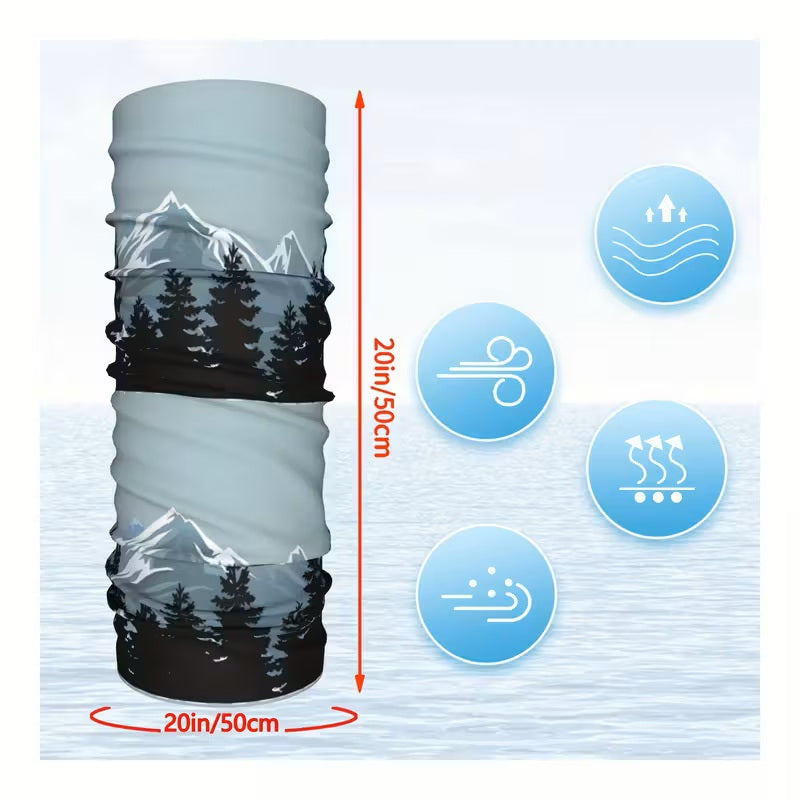 Buff Cuello y Cabeza Multifuncional UV Unisex Ciclismo y Outdoor