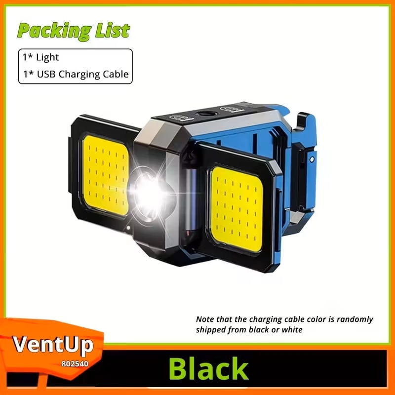 Linterna LED Doble Multifuncional Mini con Llavero Recargable USB