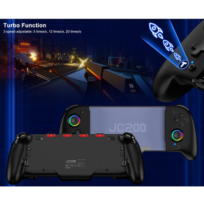 Control Pro para Nintendo Switch/OLED - RGB 1000mAh Negro