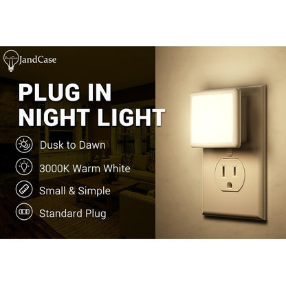 Luz LED Nocturna con Sensor de Luz Automático Pack x4