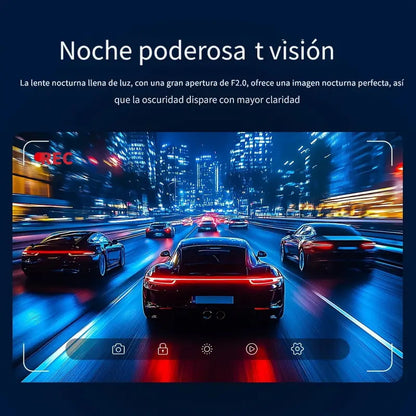 Cámara Doble ZKCAMSPY 1080P – Frontal e Interior, 170° Visión, HD