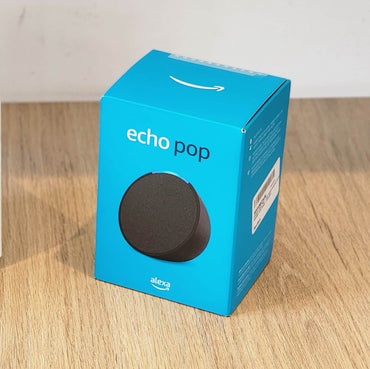 Amazon Echo Pop | Parlante Inteligente con Sonido Definido y Alexa – Carbón