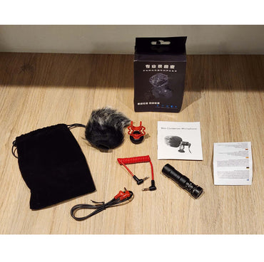 Micrófono Monocular Profesional Unidireccional – 6 Accesorios y Soporte Antivibración