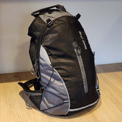 Mochila de Ciclismo 16L Ajustable y Transpirable Negra