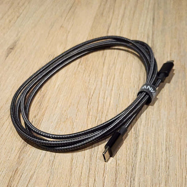 Cable USB-C a USB-C 60W Anker 1,83m Carga Rápida Negro