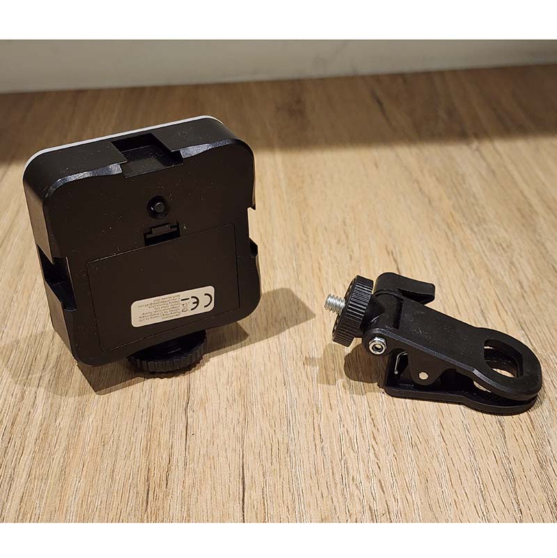 Luz de Relleno LED Portátil con Pinza para Celular y Cámara