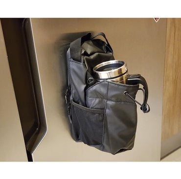 Bolsa Magnética para Gimnasio Porta Botella y Accesorios Negra