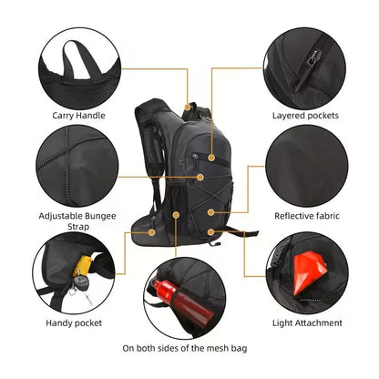 Mochila Reflectiva de Alta Visibilidad para Ciclismo y Senderismo