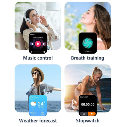 Smartwatch 1.83” con GPS y Bluetooth IP68 Negro