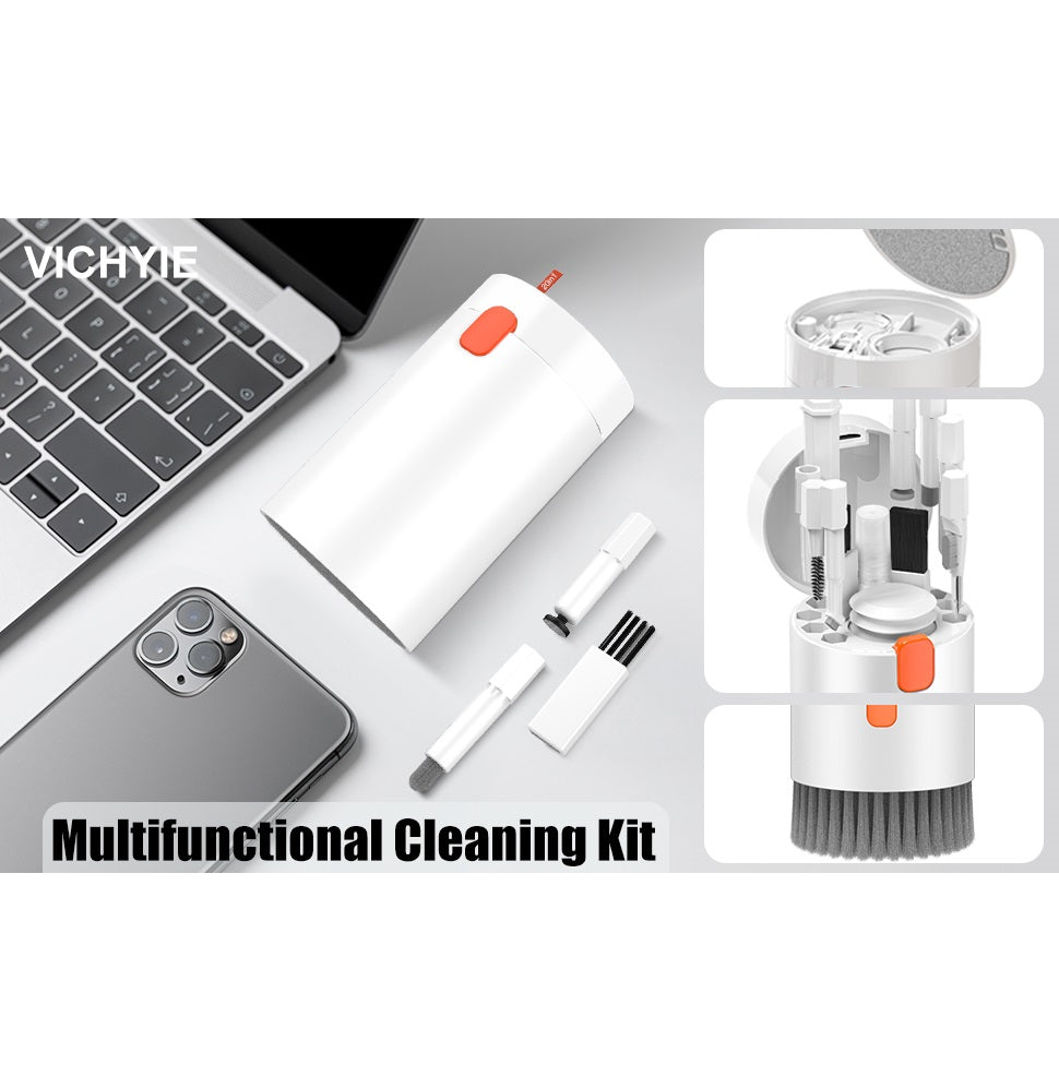 Kit de Limpieza Electrónica 20 en 1 – Cepillos y Herramientas para Teclado y Pantallas