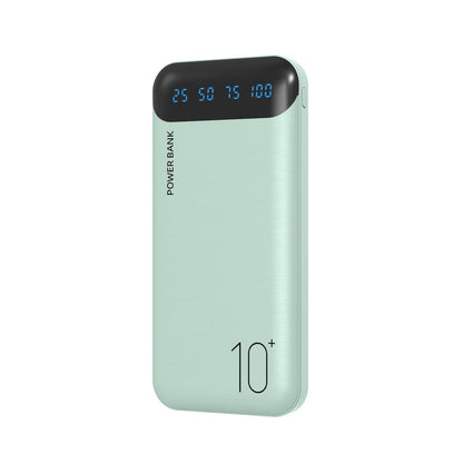Power Bank 10000mAh USB-C Carga Rápida Protección Verde