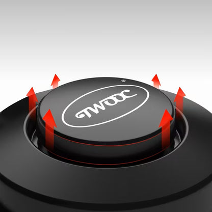 Bocina USB Recargable Bicicleta 120dB 4 Modos Impermeable Negra