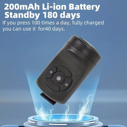 Bocina USB Recargable Bicicleta 120dB 4 Modos IP65 Negra