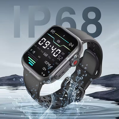 Smartwatch Negro con Llamadas Bluetooth y 100+ Modos Deportivos