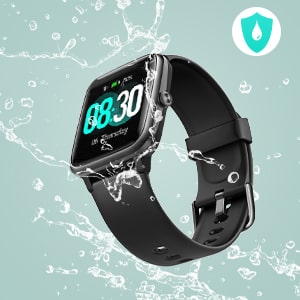 Smartwatch 1.83” con GPS y Bluetooth IP68 Negro