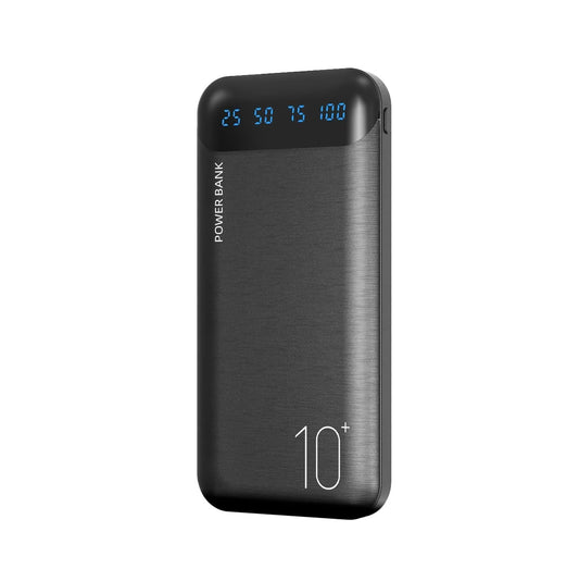 Bancos de Energía - Power Bank - 10000 mAh USB-C - Carga Rápida - Protección contra sobrecarga - Compatibilidad Universal - Negro