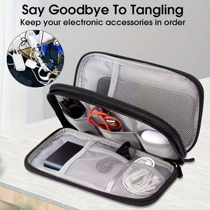 Estuche Organizador Accesorios Electrónicos Negro