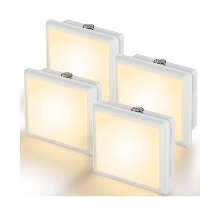 Luz LED Nocturna con Sensor de Luz Automático Pack x4