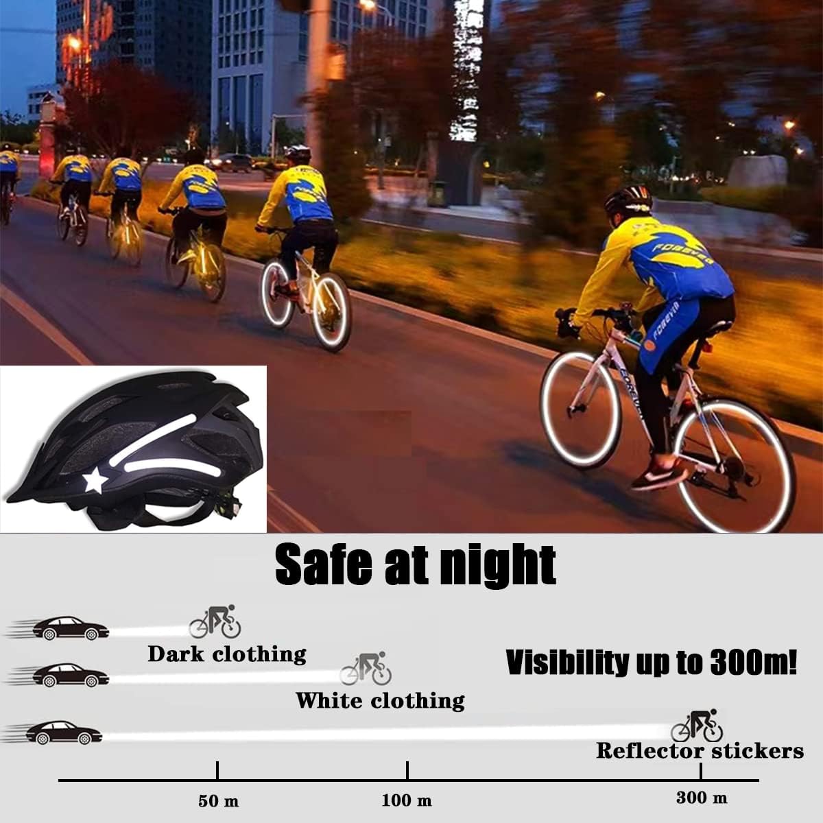 Calcomanías Reflectantes 42 Piezas – Impermeables, Multiforma, Ciclismo