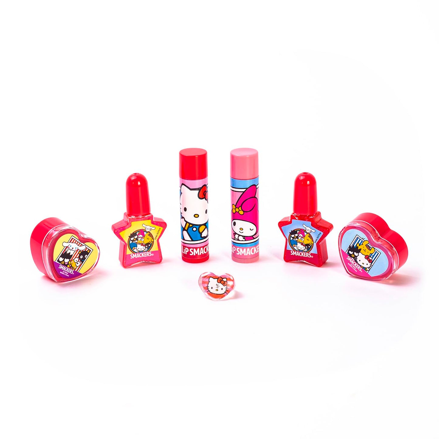 Set de Maquillaje Infantil Hello Kitty con Bálsamos Labiales y Accesorios